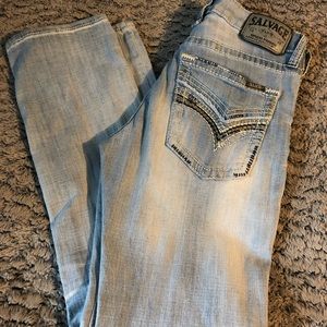 Men’s salvage jeans good quality slim straight30r